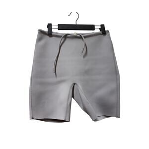SKIMS Sport Swim MID THIGH SHORT CHROME with pocket and drawstring Size Medium